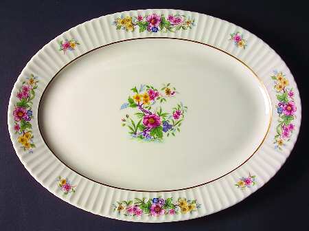 Sonnet 13" Oval Serving Platter