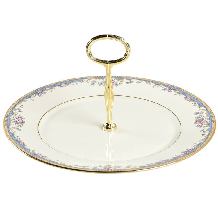 Southern Vista Round Serving Plate with Center Handle (Dp) Hc
