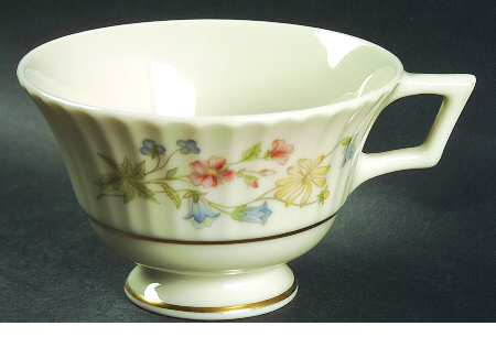 Spring Bouquet Footed Cup