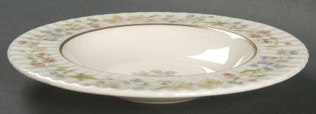 Spring Bouquet Rim Fruit/Dessert (Sauce) Bowl