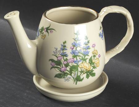 Spice Garden (Giftware) Coffee Pot Flower Pot & Underplate
