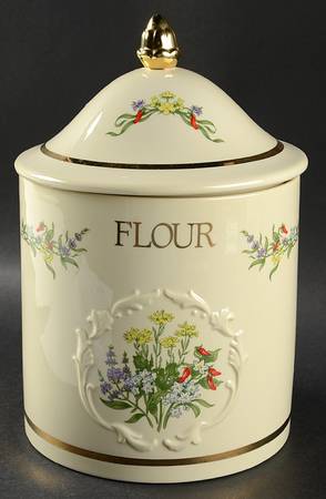 Spice Garden (Giftware) Flour Canister & Lid