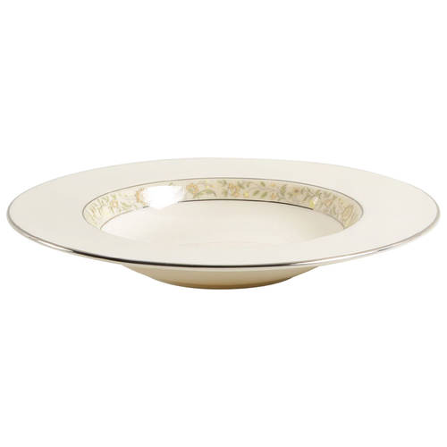 Springdale (Platinum Trim) Rim Soup Bowl