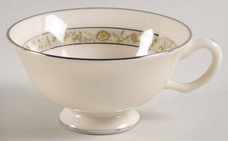 Springdale (Platinum Trim) Footed Cup