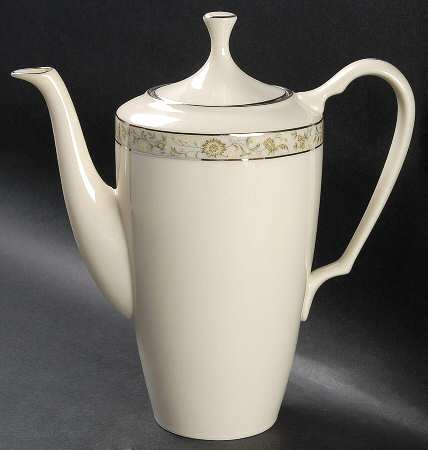 Springdale (Platinum Trim) Coffee Pot & Lid by Lenox