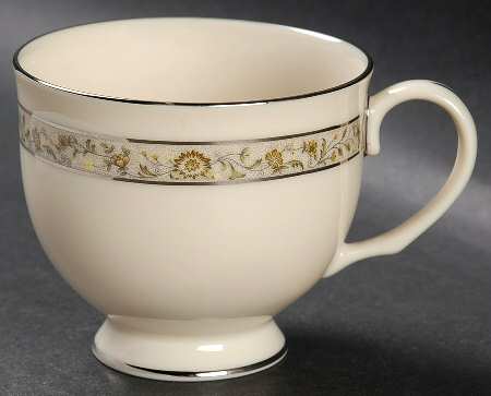 Springdale (Platinum Trim) Footed Cup