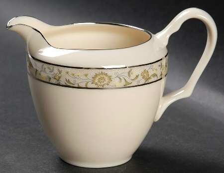 Springdale (Platinum Trim) Creamer by Lenox