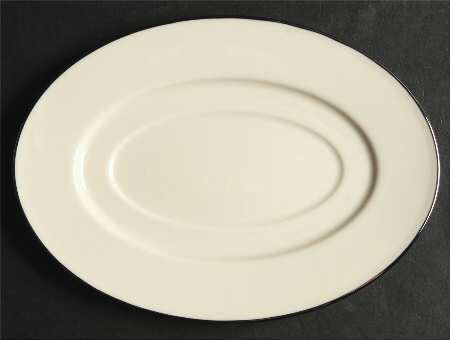 Springdale (Platinum Trim) Underplate for Gravy Boat