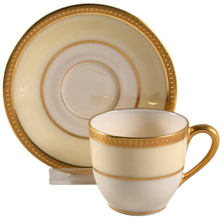 Springfield Flat Demitasse Cup & Saucer Set by Lenox