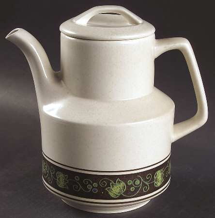 Spanish Swirl Coffee Pot & Lid