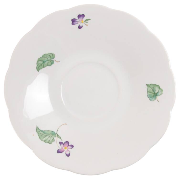 Spring Violets Saucer