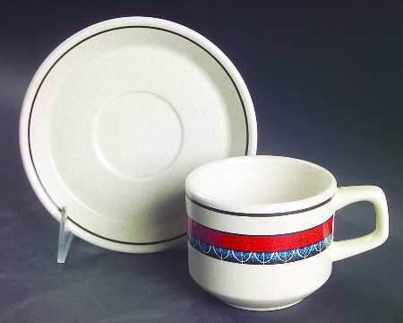 Flat Cup & Saucer Set