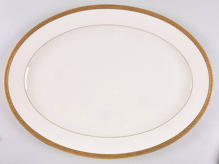Stanford 21" Oval Serving Platter by Lenox