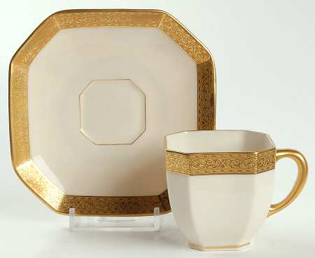 Stanford Footed Demitasse Cup & Saucer Set