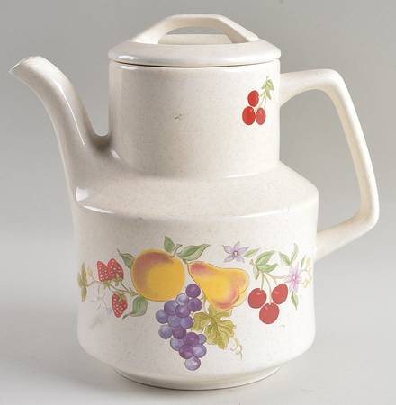 Summer Harvest Coffee Pot & Lid