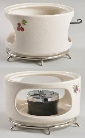 Summer Harvest Warmer Stand, Metal Rack & Burner