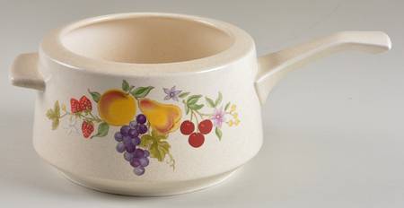 Summer Harvest Open Fondue Pot