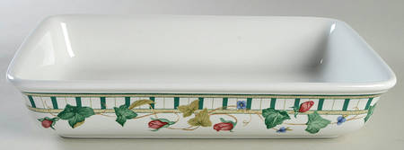 Summer Terrace 13"  Rectangular Baker