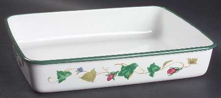 Summer Terrace 11" Metal Rectangular Baker