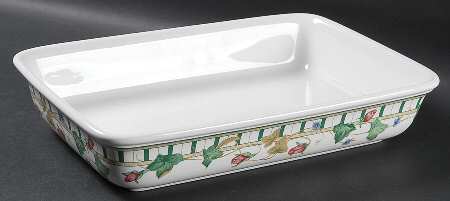 Summer Terrace 13"  Rectangular Baker