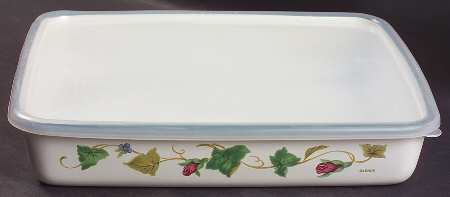 Summer Terrace Plastic Lid for 11" Metal Rectangular Baker