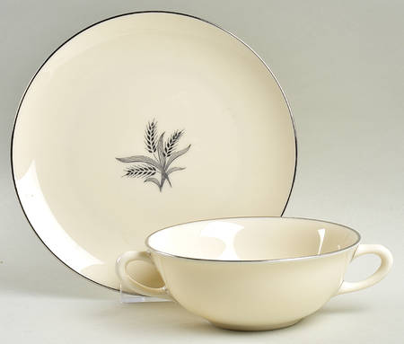 Symphony Flat Cream Soup Bowl & Saucer Set