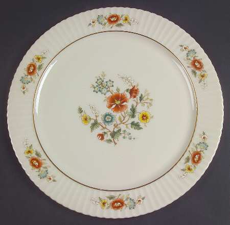 Temple Blossom 12" Chop Plate (Round Platter)