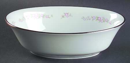 Tea Garden 9" Oval Vegetable Bowl