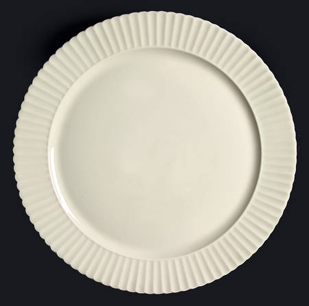 Temple Off White 12" Chop Plate (Round Platter)