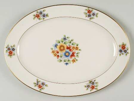 Teresa 13" Oval Serving Platter