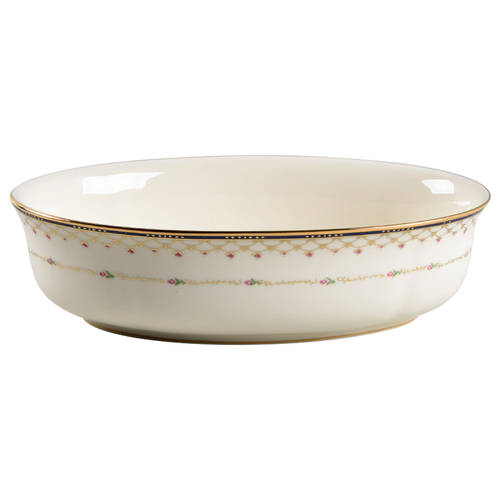Terrace Rose 10" Oval Vegetable Bowl