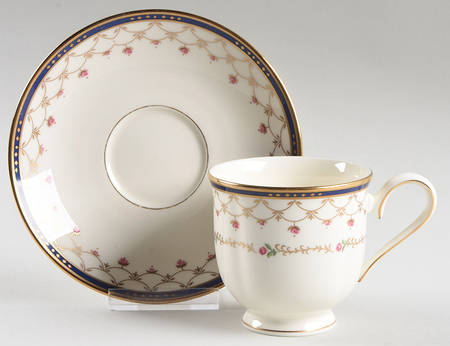 Terrace Rose Footed Cup & Saucer Set