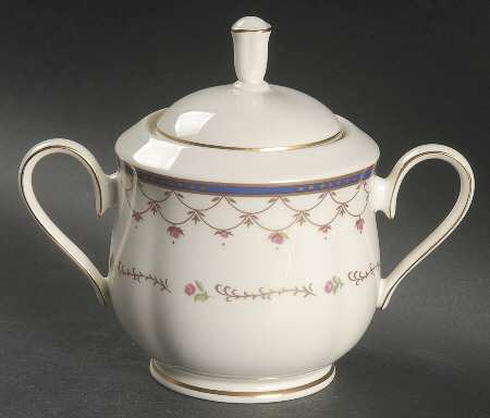 Terrace Rose Sugar Bowl & Lid