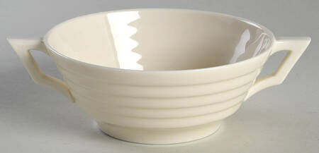 Terrace White Flat Cream Soup Bowl