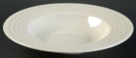 Terrace White Rim Soup Bowl