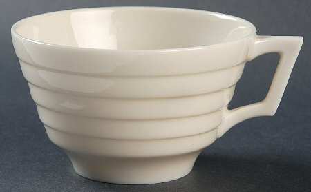 Terrace White Flat Cup
