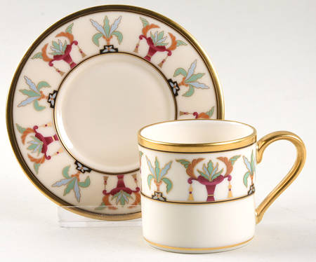 Tosca Flat Demitasse Cup & Saucer Set by Lenox