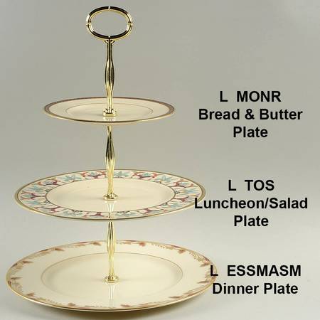 Tosca Mixed/Match 3 Tier Serving Tray