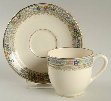 Trent Flat Demitasse Cup & Saucer Set