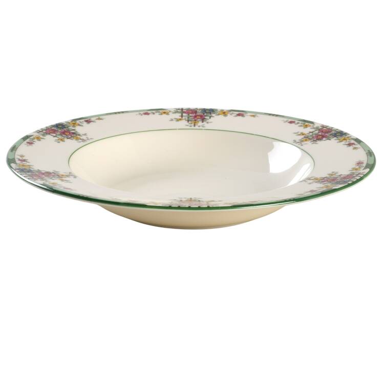 Trellis Large Rim Soup Bowl