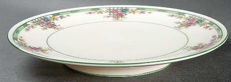 Trellis Large Footed Sandwich Plate