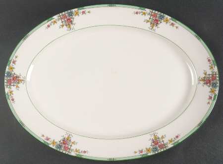 Trellis 16" Oval Serving Platter