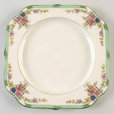 Trellis Square Salad Plate