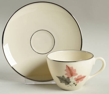 Trio Flat Demitasse Cup & Saucer Set