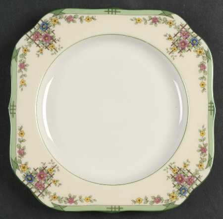 Trellis Ivory Square Salad Plate