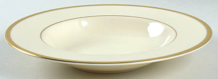Tuxedo (Gold Backstamp) Rim Soup Bowl