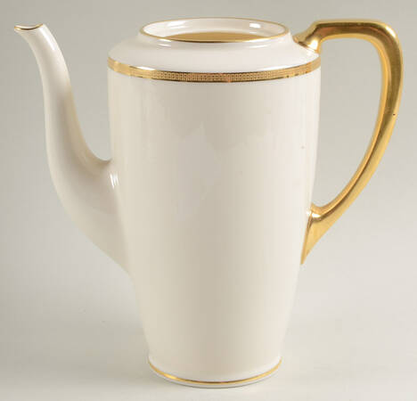 Tuxedo (Gold Backstamp) Shape 1960 Coffee Pot No Lid