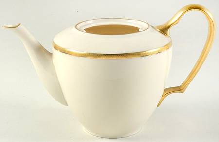 Tuxedo (Gold Backstamp) Teapot No Lid