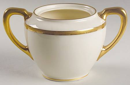 Tuxedo (Gold Backstamp) Shape 1962 Sugar Bowl No Lid
