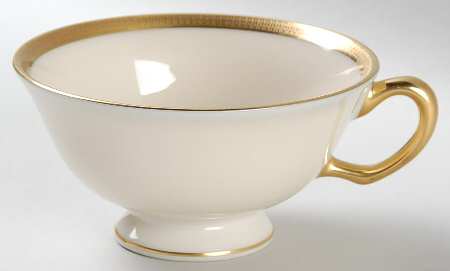 Tuxedo (Gold Backstamp) Footed Cup
